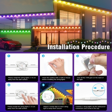 LED户外灯 - HCP044 蓝牙RGB屋檐灯